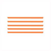 Gôndola Prateleira Preta Para Supermercado 5 Níveis 40x30 New Plus 1,70 Parede Continuação Pe Laranja - Sa Gôndolas - 5