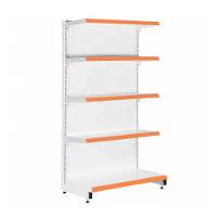 Gôndola Prateleira Para Supermercados 5 Níveis 40x30 New Plus 1,70 Parede Inicial Pe Laranja - Sa Gôndolas - 1