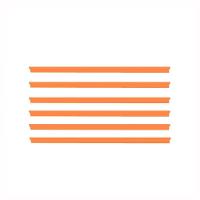 Gôndola Prateleira Preta Para Supermercado 6 Níveis 40x30 New Plus 2,00 Parede Continuação Pe Laranja - Sa Gôndolas - 5