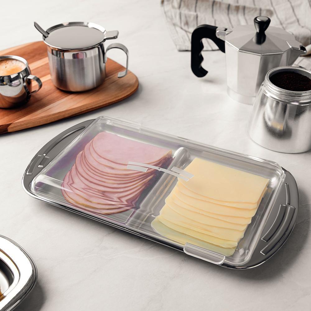 Porta-frios Ciclo Em Aço Inox Com Duas Divisórias E Tampa - Tramontina 64510610 - 4