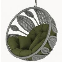 Balanço Petala Suspenso Corda Alumínio Jardim Varanda Prata - 1