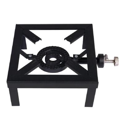 Fogao Semi Industrial Portatil Alta Pressao 1 Boca Fogareiro Com Queimador A Gás Glp Ferro Fundido Camping Lanchonete