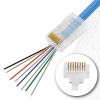 Plug Modular De Passagem Nwt 8p8c Rj-45 Cat6 - 2