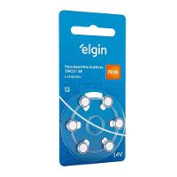 Pilha Auditiva Elgin Tamanho 13 Pr48 1,4v Com 6 Unidades - 1