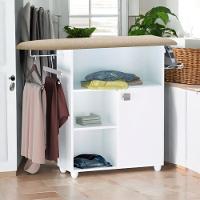 Passadeira De Roupas Com Armário E Tábua De Passar Mariana Branco- Mabe Magazine - 1