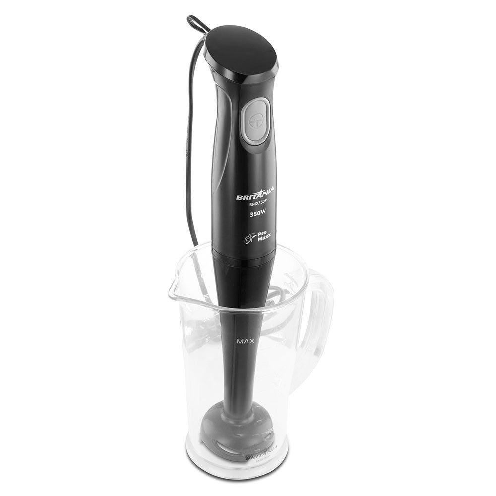 Mixer Britânia 2 Lâminas Pro Maxx Bmx350p Preto - 110v - 2