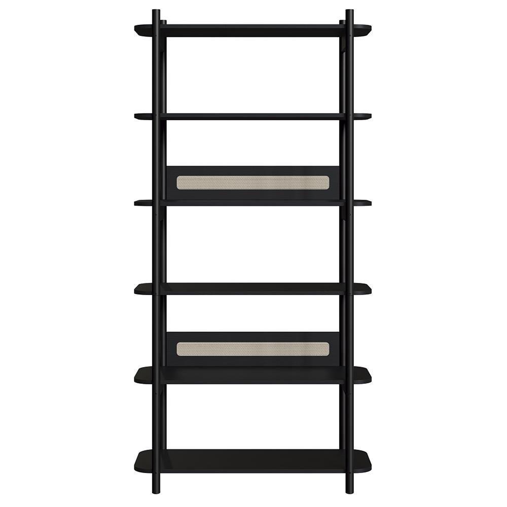 Estante Industrial 6 Prateleiras Pés Madeira Arlo A10 Nero-preto - Mpozenato - 5