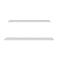 Prateleira Flutuante Para Banheiro Kit 2 Com Suporte Invisível Cp1 Yara Branco - Lumil - 1