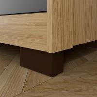 Cômoda Para Quarto 3 Gavetas 90cm Califórnia Carvalho-grafite - Incorplac - 7