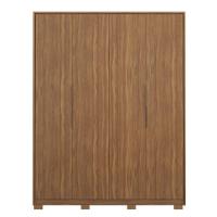 Guarda Roupa Casal Com Pés 4 Portas 3 Gavetas Attore D02 Amendola Touch - Mpozenato - 5