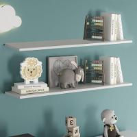 Prateleira Flutuante De Quarto Infantil Kit 2 Suporte Invisível 91cm Yara Branco - Lumil - 2