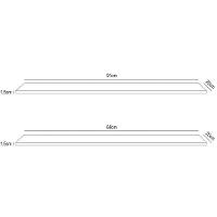 Prateleira Flutuante Para Lavanderia Kit 3 Com Suporte Invisível Cp3 Yara Branco - Lumil - 5