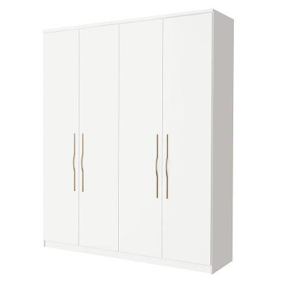 Guarda Roupa Solteiro Slow Motion Spazio F08 Branco - Mpozenato