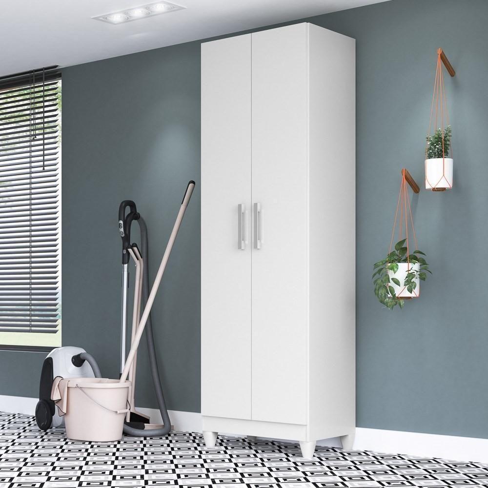 Kit 3 Armários Organizadores Multiuso íris 2 Portas Branco - Moval - 2