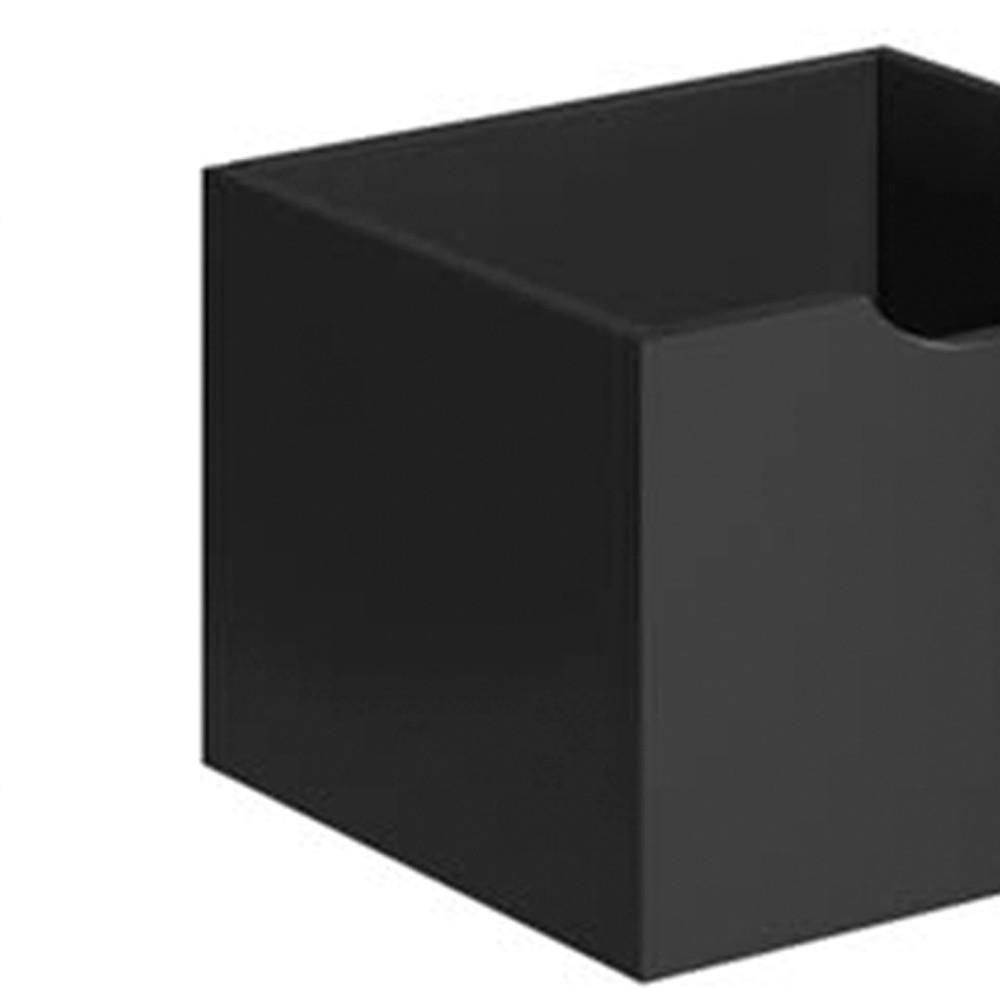 Kit 3 Gavetas Para Nicho Organizador Q01 Preto Fosco - Mpozenato - 3
