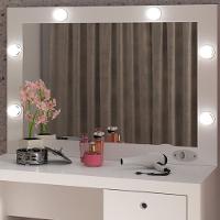 Penteadeira Camarim Com Espelho 3 Gavetas Pe2010 Branco - Tecno Mobili - 3