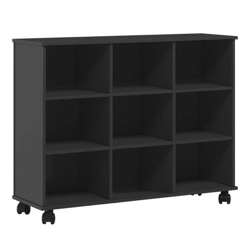 Nicho Organizador Com Rodízios Toys 9 Gavetas Q01 Preto-branco - Mpozenato - 3