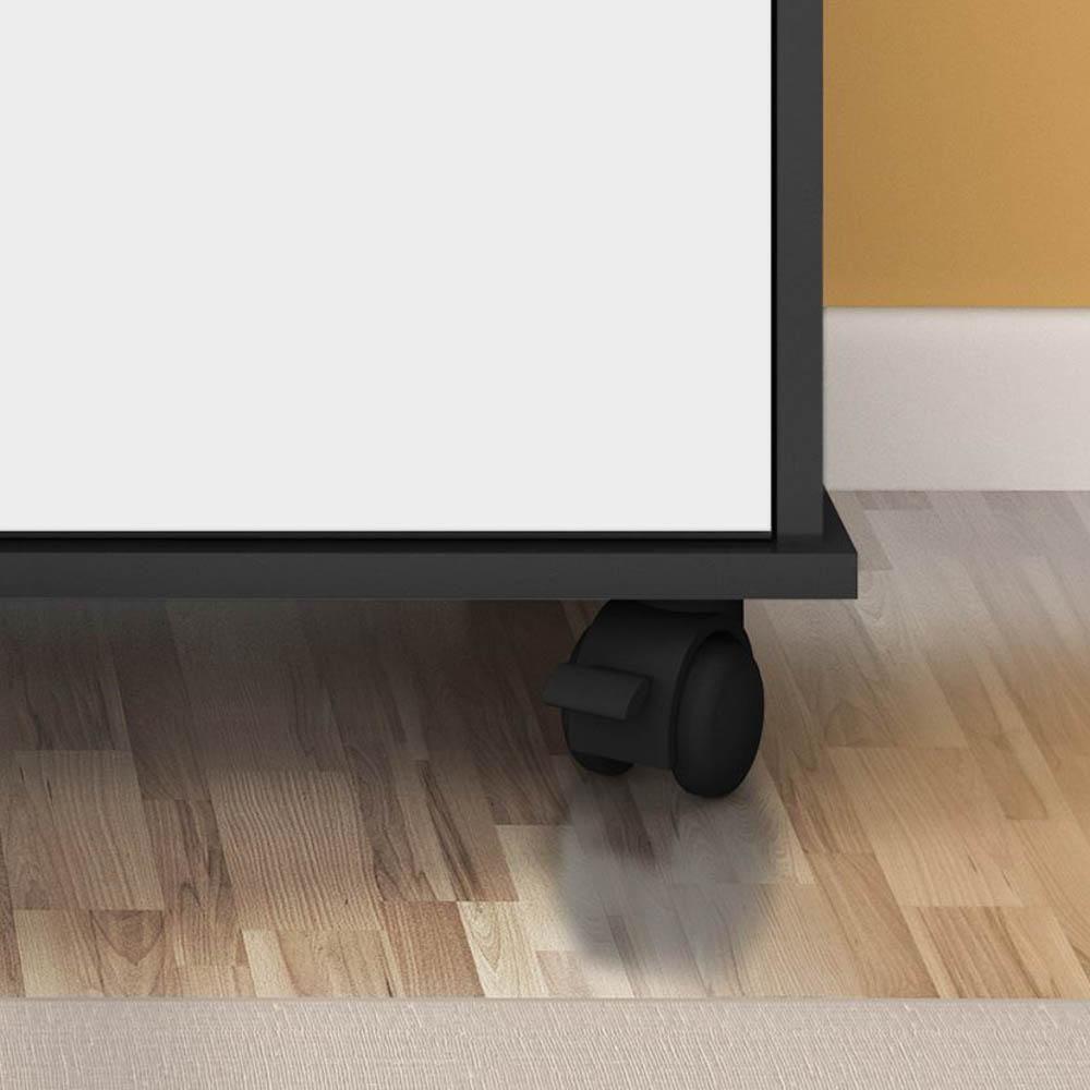 Nicho Organizador Com Rodízios Toys 9 Gavetas Q01 Preto-branco - Mpozenato - 5