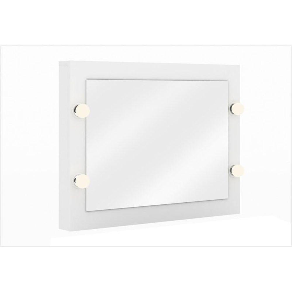 Penteadeira Suspensa Pe2004 Com Painel Espelho Pe2006 Branco - Tecno Mobili - 2