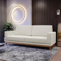 Sofá Living 160cm 2 Lugares Kayrós D05 Linho Cru - Mpozenato - 2