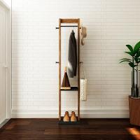 Cabideiro Grande Com Prateleira Az1019 Nogal-preto - Tecno Mobili - 2