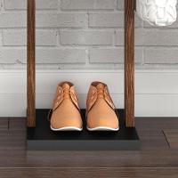 Cabideiro Grande Com Prateleira Az1019 Nogal-preto - Tecno Mobili - 3