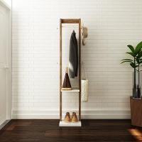 Cabideiro Grande Com Prateleira Az1019 Nogal-branco - Tecno Mobili - 2