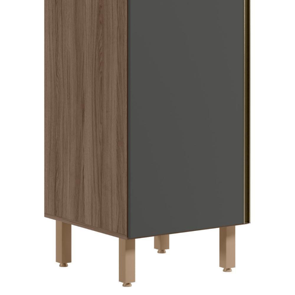 Paneleiro De Cozinha 1 Porta Maly N03 Carvalho-grafite - Mpozenato - 6