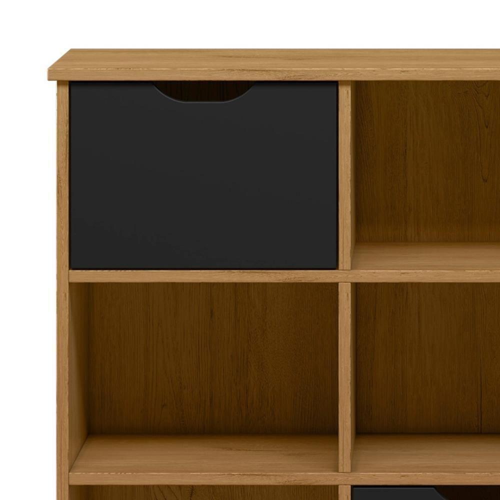 Nicho Organizador 3 Gavetas Com Rodízios Freijó-preto - Qmovi - 6