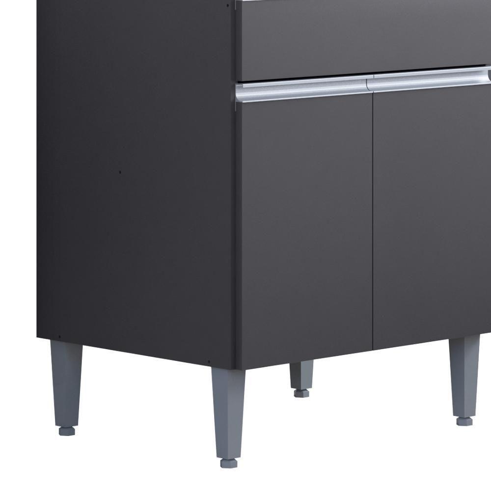 Paneleiro Torre Quente 4 Portas Com Adega Andréia Cinza - Ajl Móveis - 6