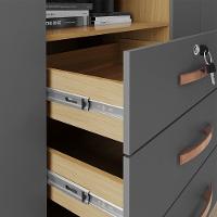 Guarda Roupa Casal Com Espelho 6 Portas Reino Unido Carvalho-grafite - Incorplac - 10