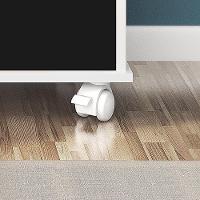 Nicho Organizador Com Rodízios Toys 6 Gavetas Q01 Branco-preto - Mpozenato - 3