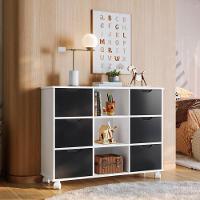 Nicho Organizador Com Rodízios Toys 6 Gavetas Q01 Branco-preto - Mpozenato - 5