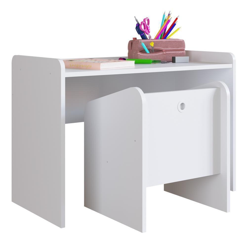 Quarto Infantil Montessoriano Completo Meu Fofinho A05 Branco - Mpozenato - 2