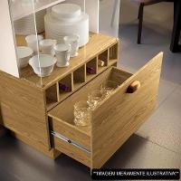 Cristaleira Aruan E Buffet Ellora H01 Off White-cinamomo - Mpozenato - 9