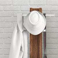 Cabideiro Multiuso 6 Pontas Az1018 Nogal-branco - Tecno Mobili - 3