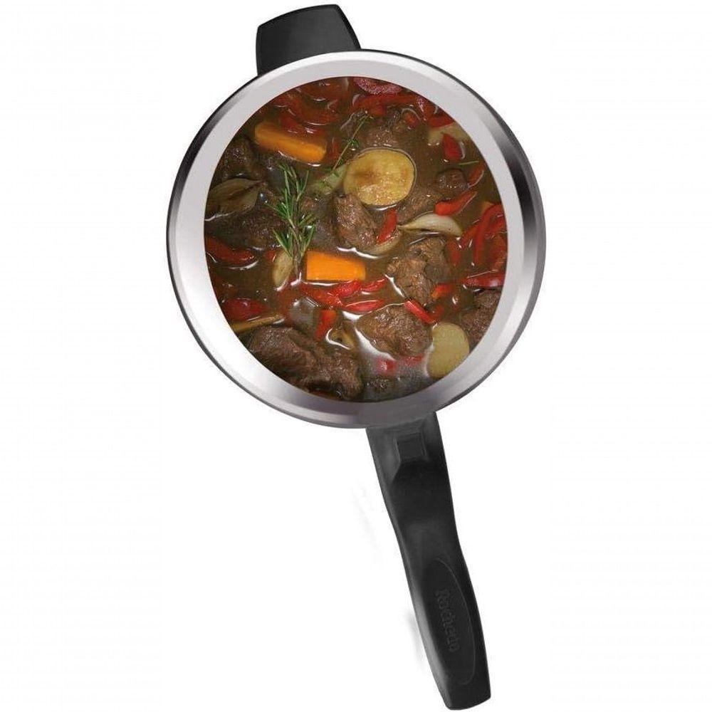 Panela De Pressão Clock Eco Polida Alumínio 4,5 Litros 9295306123 - 8