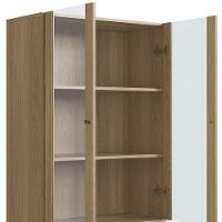 Cristaleira 2 Portas De Vidro Pé Metal Arlo A10 Hanover-dourado - Mpozenato - 6