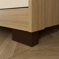 Cômoda Para Quarto 3 Gavetas 90cm Califórnia Carvalho-off White - Incorplac - 7