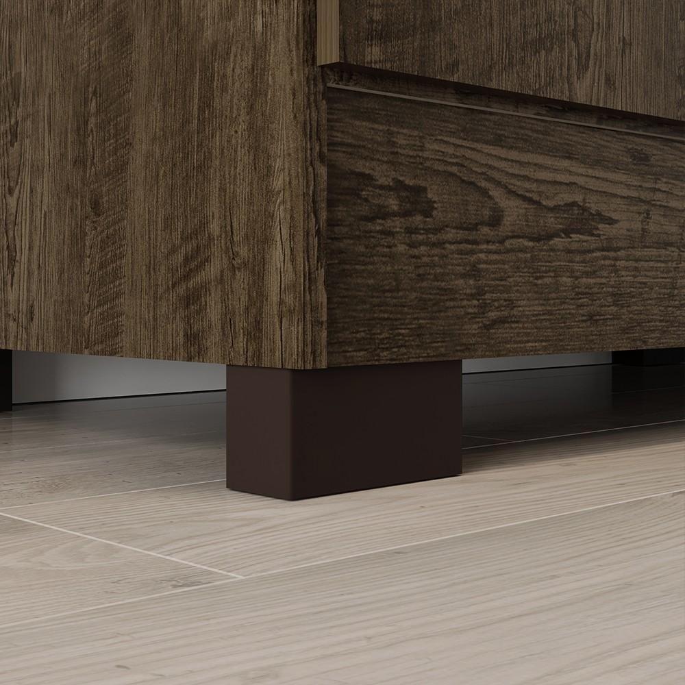 Guarda Roupa Casal Com Espelho 6 Portas Reino Unido Malbec - Incorplac - 8