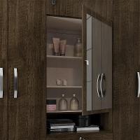 Guarda Roupa Casal Com Espelho 6 Portas Reino Unido Malbec - Incorplac - 9
