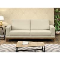 Sofá Living 160cm 2 Lugares Kayrós D05 Suede Bege - Mpozenato - 1