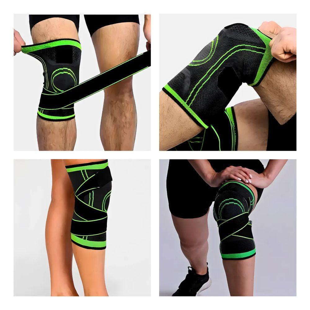 Joelheira De Compressão Com Bandagem Elástica De Estabilidade - 5