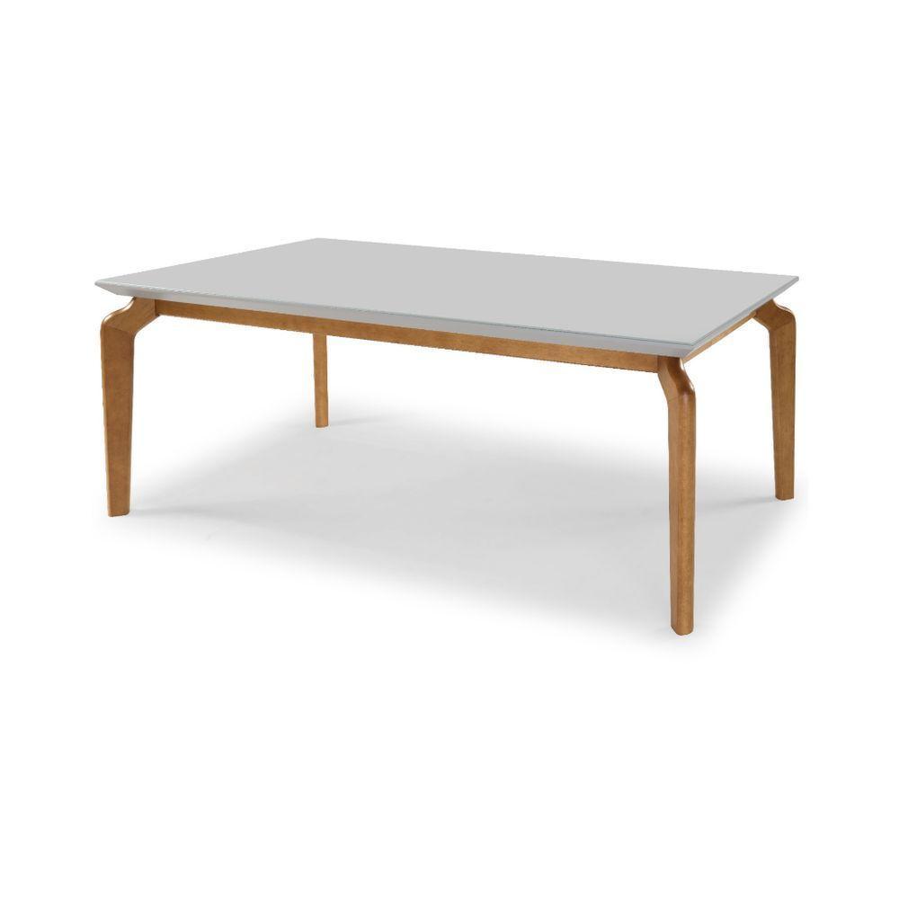 Mesa De Jantar Sofia Tampo Vidro 1,80x1,00 1,80x1,00 - 1