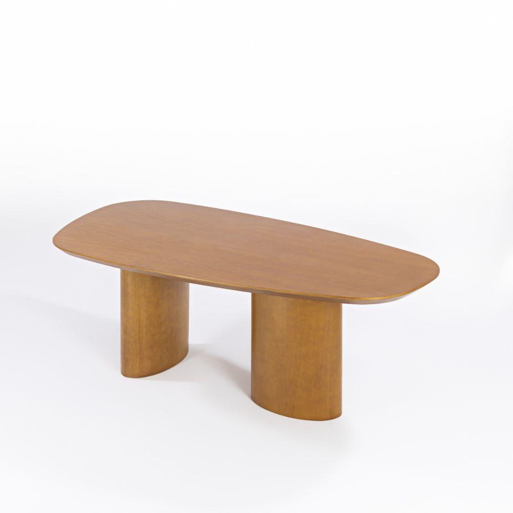 Mesa De Jantar Esmeralda Tampo Madeira Tauari 1,80x1,00 - 2