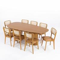 Mesa De Jantar Esmeralda Tampo Madeira Tauari 1,80x1,00 - 5