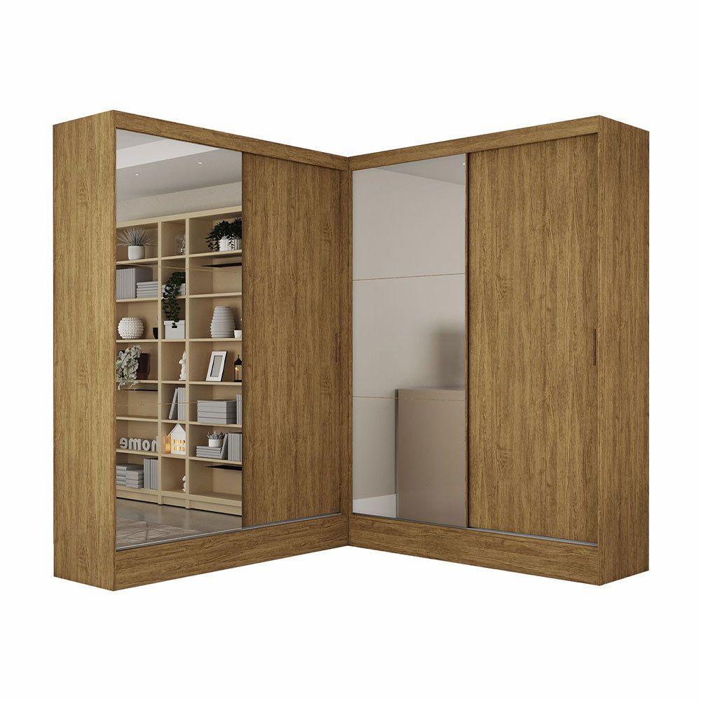 Closet Casal Duplo Belém 4 Portas Plus 4 Gavetas Carioca Móv Cinamomo - 2