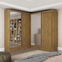 Closet Casal Duplo Belém 4 Portas Plus 4 Gavetas Carioca Móv Cinamomo - 1