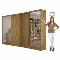 Closet Casal Duplo Belém 4 Portas Plus 4 Gavetas Carioca Móv Cinamomo - 3