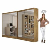 Closet Casal Belém 4 Portas Premium 4 Gavetas Carioca Móveis Cinamomo - 3